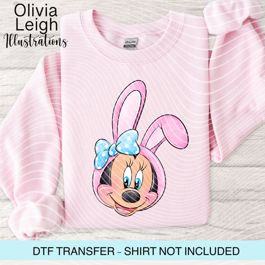 Easter Mouse Dtf Transfer
