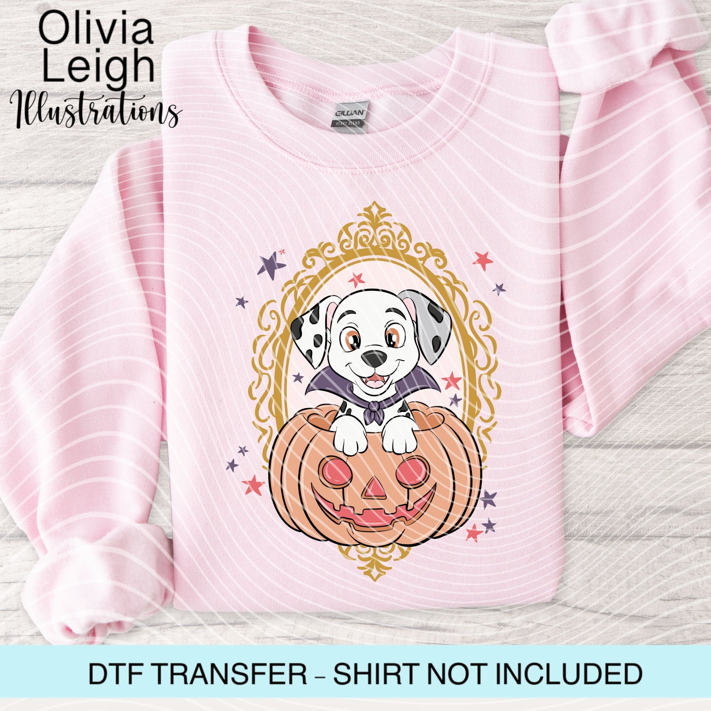 101 Dogs Halloween Dtf Transfer