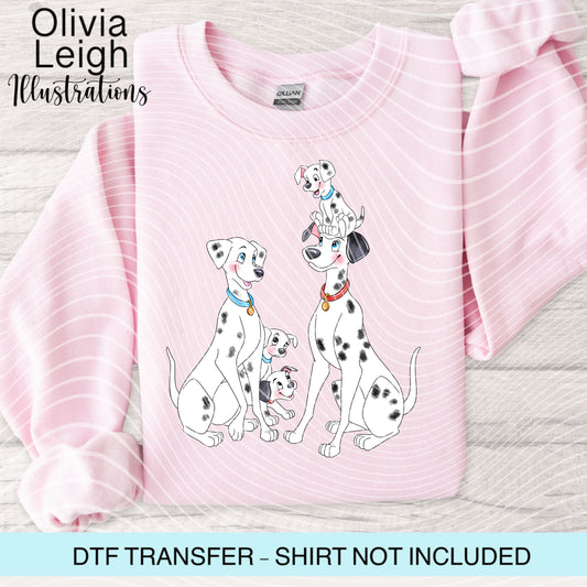 101 Dogs Dtf Transfer