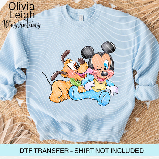 Baby Mouse Dtf Transfer