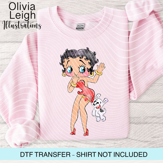 Betty Dtf Transfer