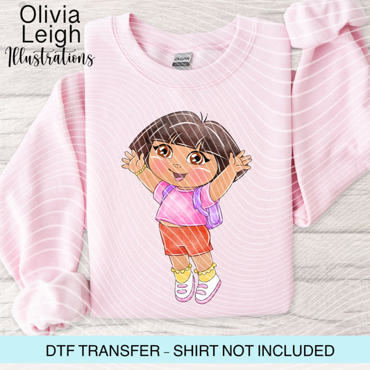 Exploring Girl Dtf Transfer