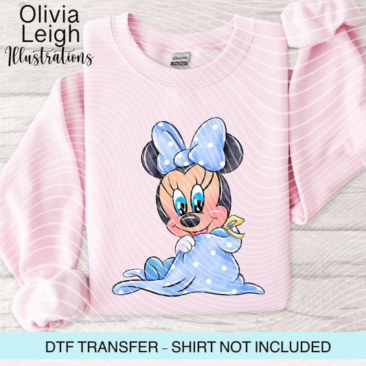 Baby Miss Mouse Dtf Transfer