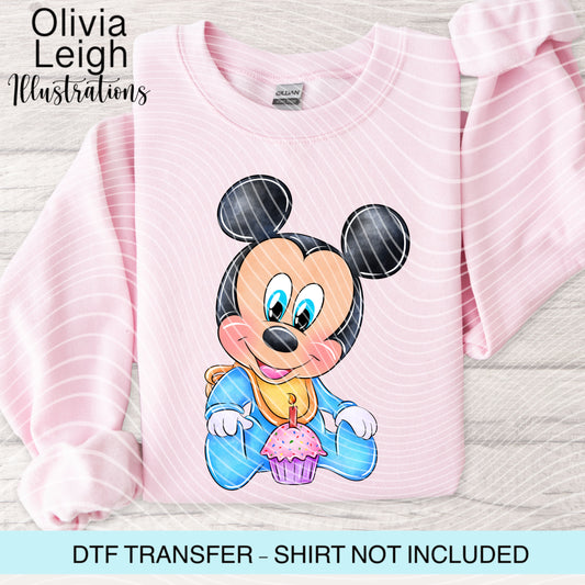Mouse Friend Baby Dtf Transfer