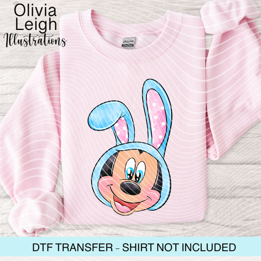 Easter Mouse Dtf Transfer