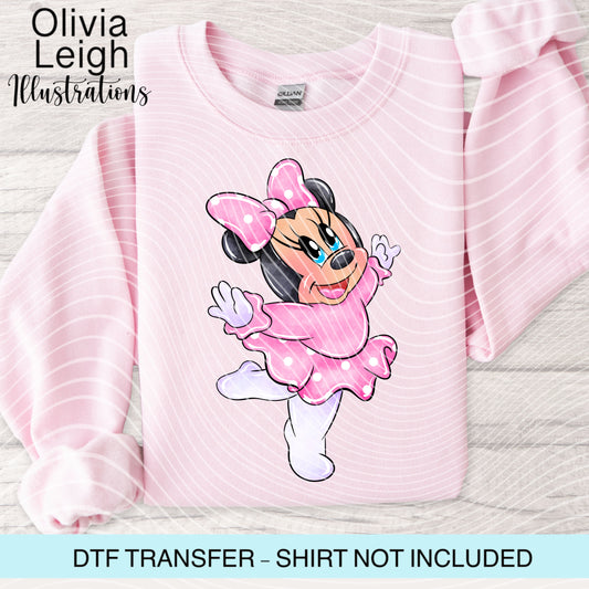 Baby Miss Mouse Dtf Transfer
