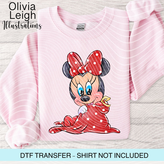 Baby Miss Mouse Dtf Transfer