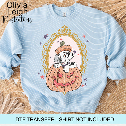 101 Dogs Halloween Dtf Transfer