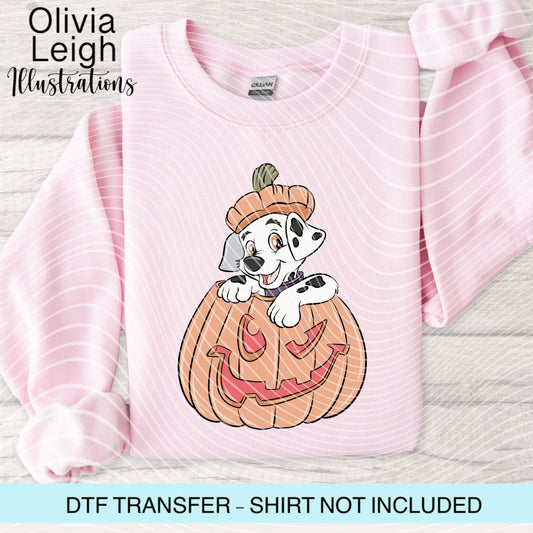 101 Dogs Halloween Dtf Transfer