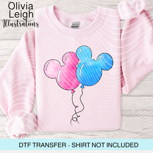 Mouse Friend Baby Dtf Transfer