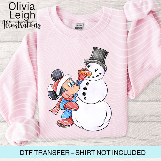 Mouse Friend Dtf Transfer