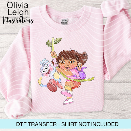 Exploring Girl Dtf Transfer