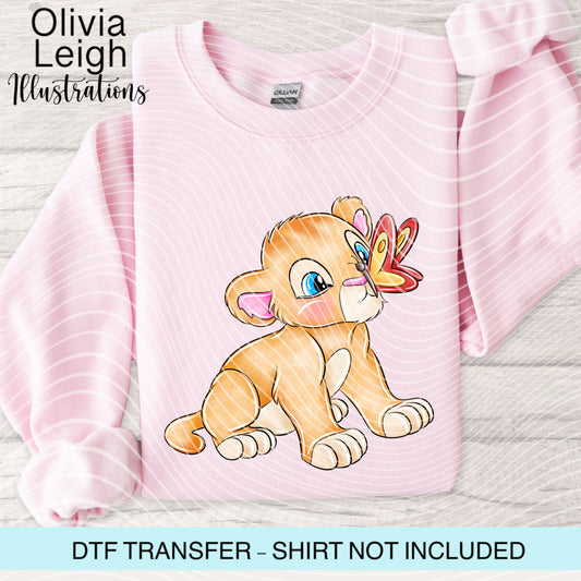Baby Lion K Dtf Transfer