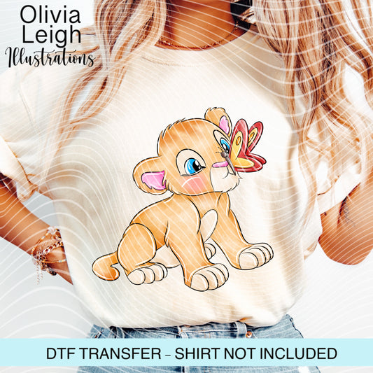 Baby Lion K Dtf Transfer