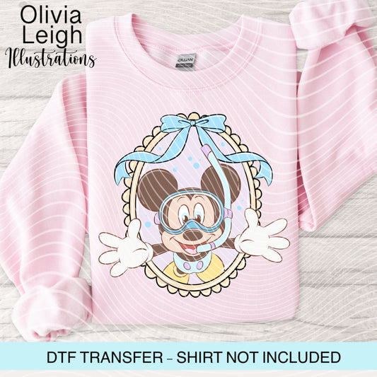Mouse Friend Dtf Transfer