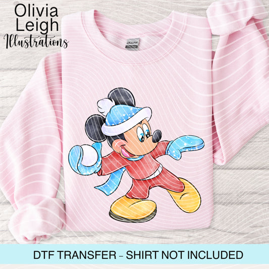 Mouse Friend Dtf Transfer