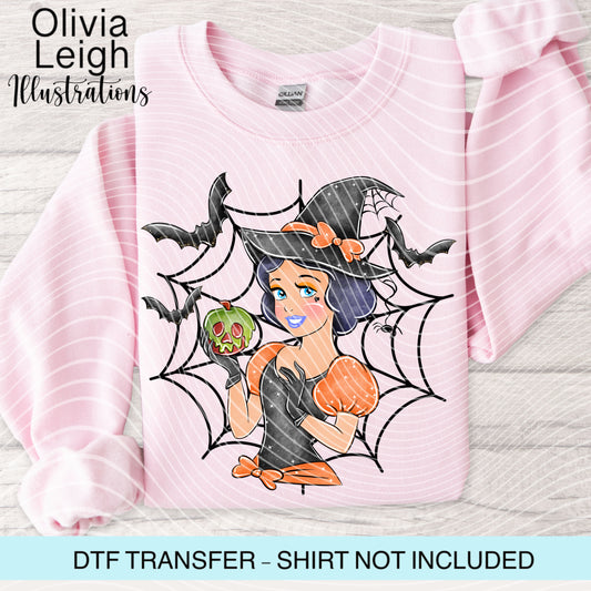 Princess Halloween Dtf Transfer