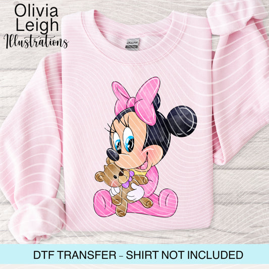 Baby Miss Mouse Dtf Transfer