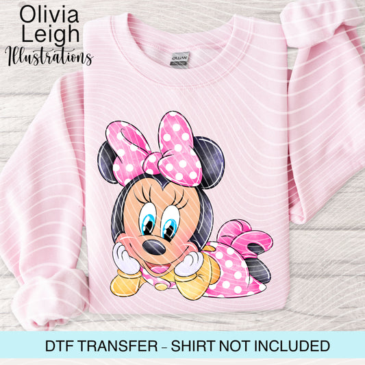Mouse Friend Baby Dtf Transfer