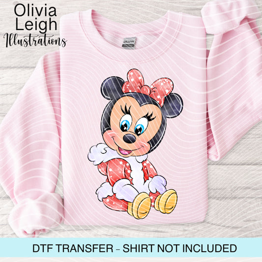 Mouse Friend Baby Dtf Transfer