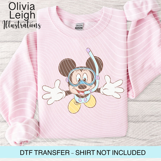 Mouse Friend Dtf Transfer