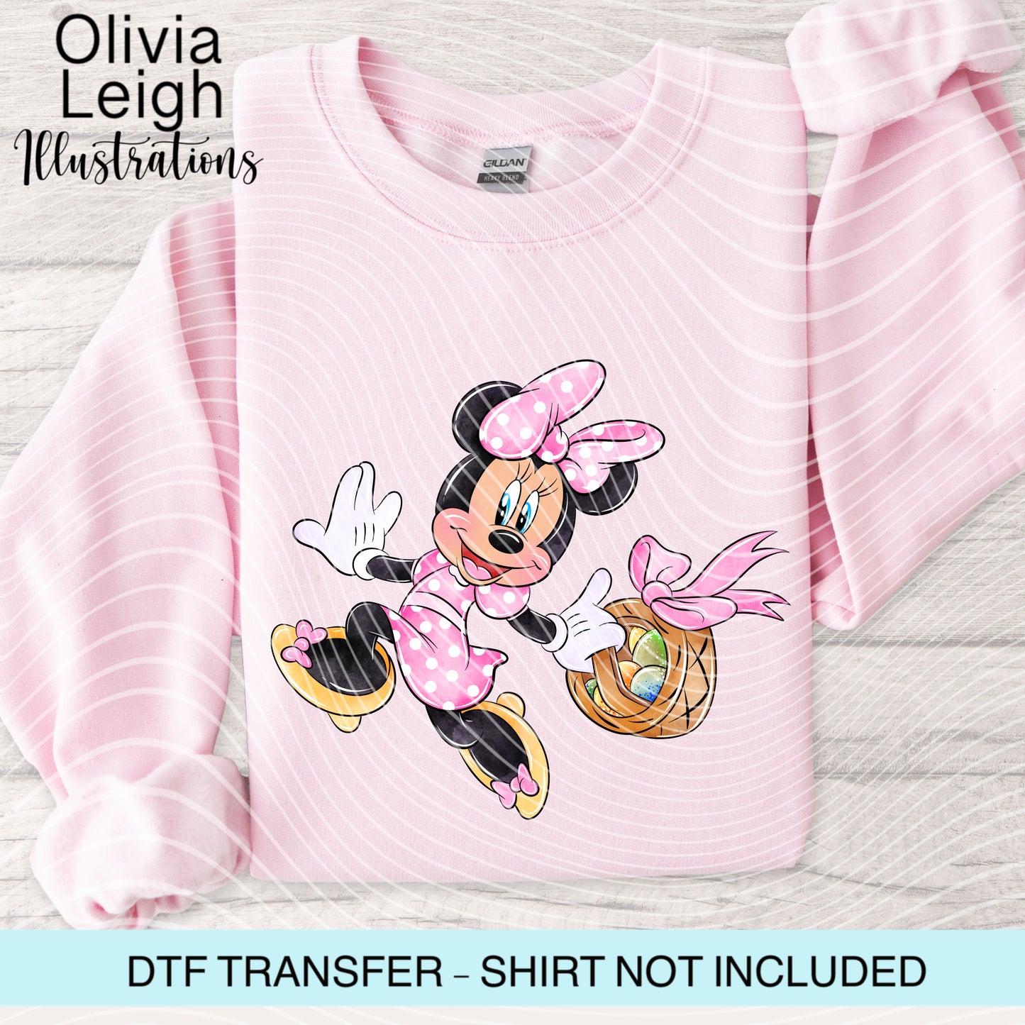 Easter Mouse Dtf Transfer