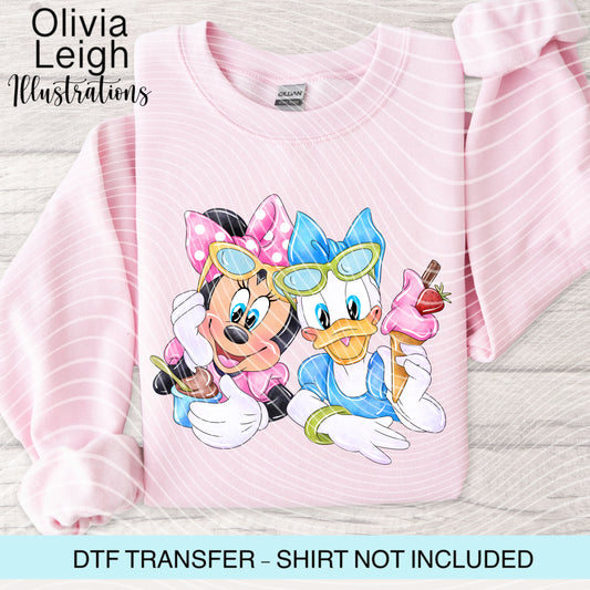 Mouse Friends Dtf Transfer