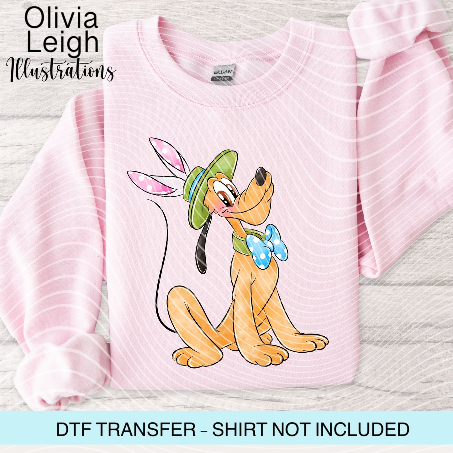 Easter Mouse Dtf Transfer