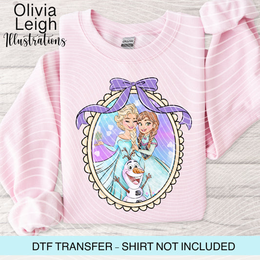 Frozen Princess Dtf Transfer