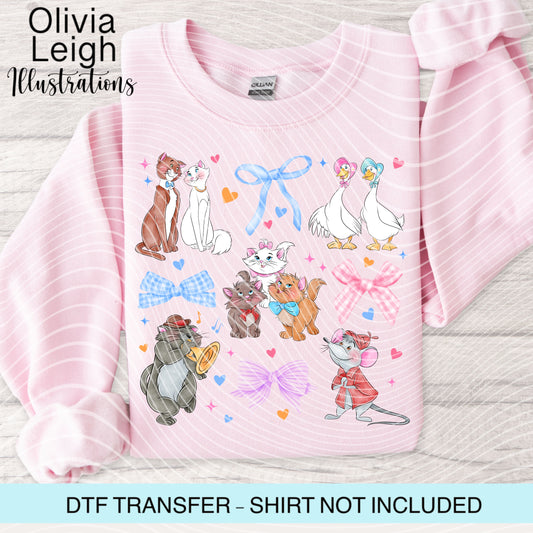 Cats Dtf Transfer