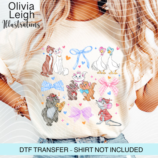 Cats Dtf Transfer