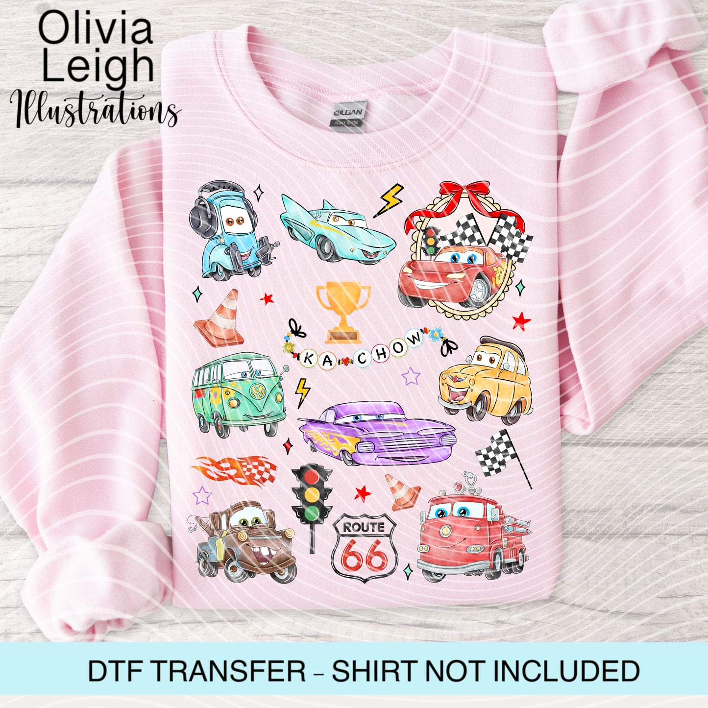 Cars Dtf Transfer