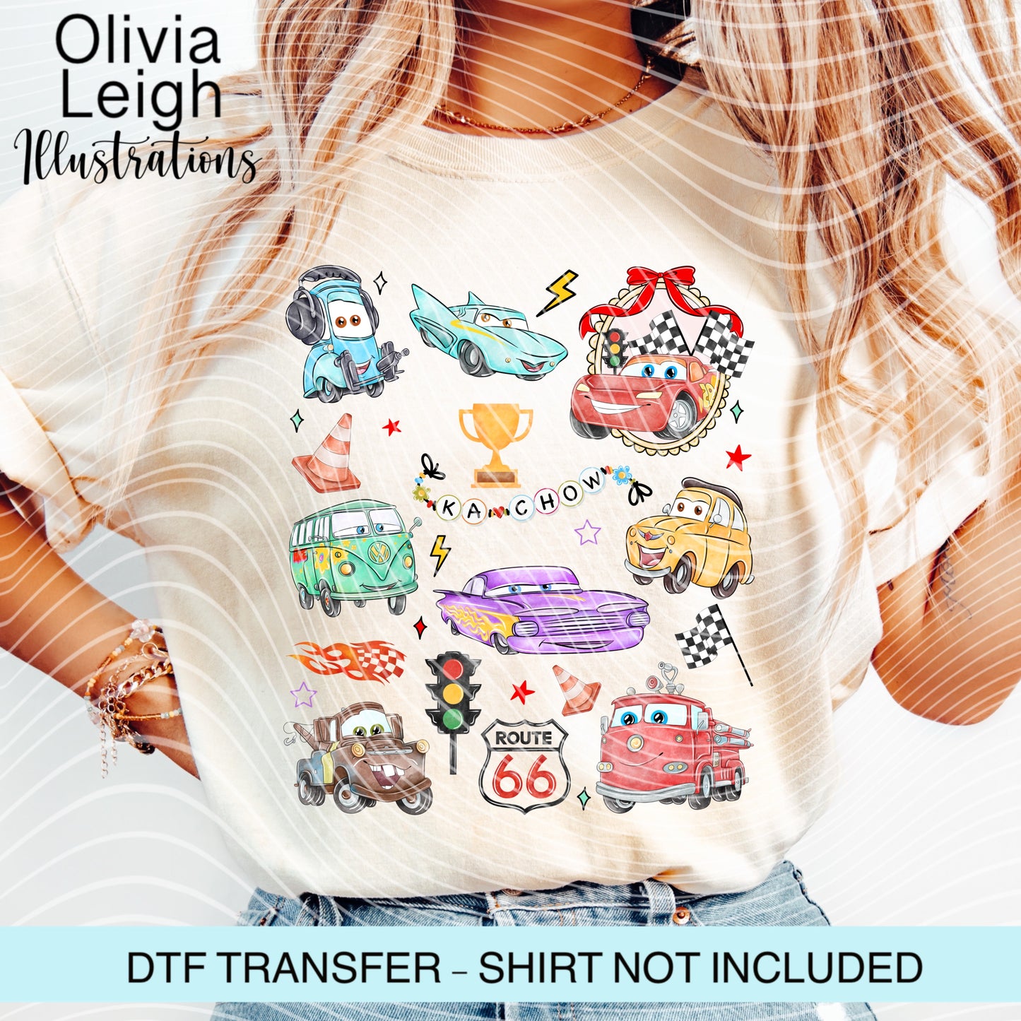 Cars Dtf Transfer