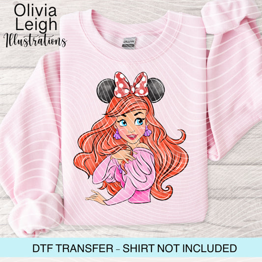 Princess A Dtf Transfer