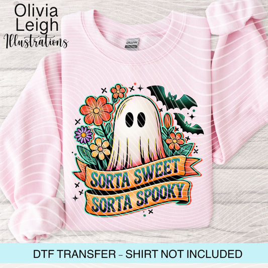 Halloween Ghost Dtf Transfer