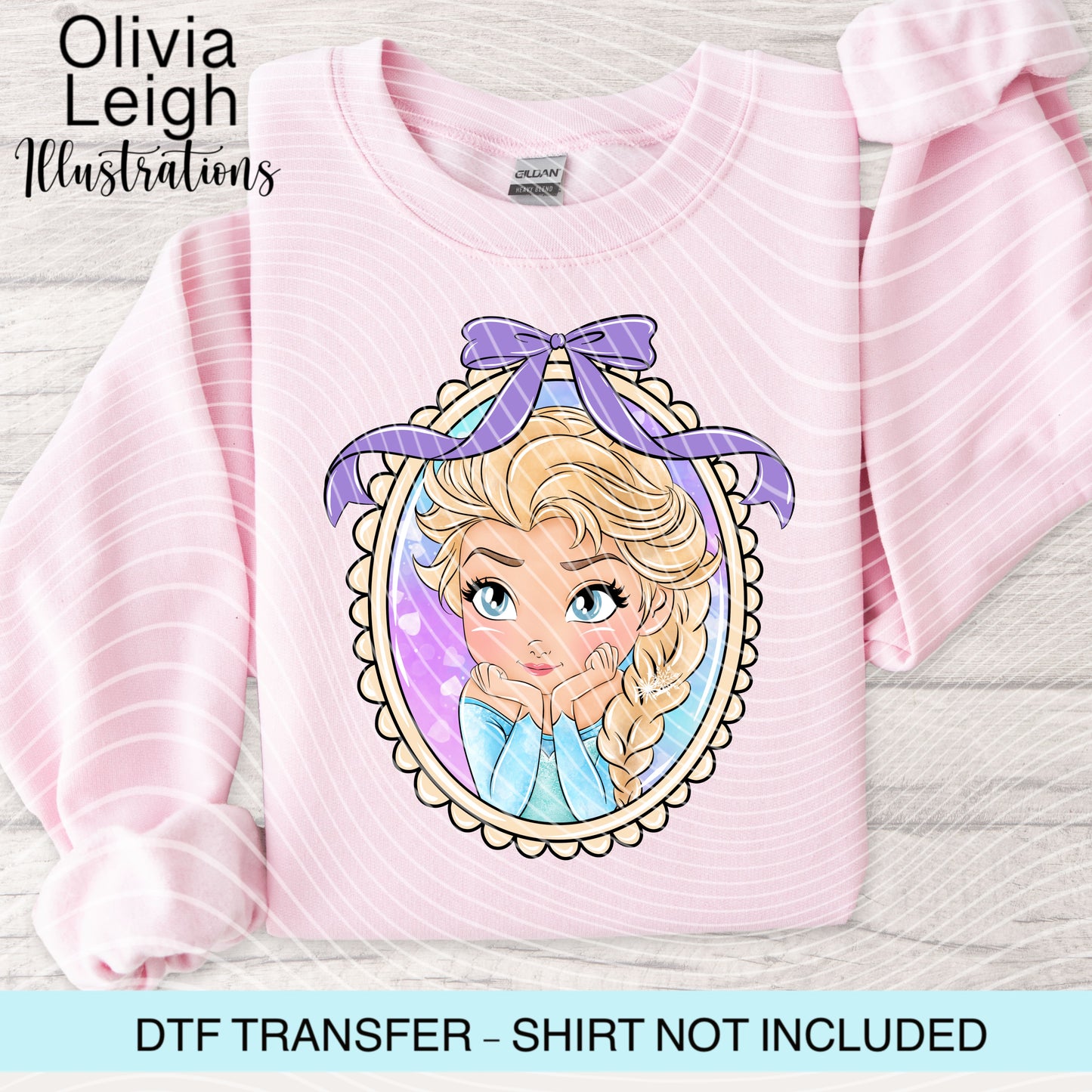Princess Frozen Dtf Transfer