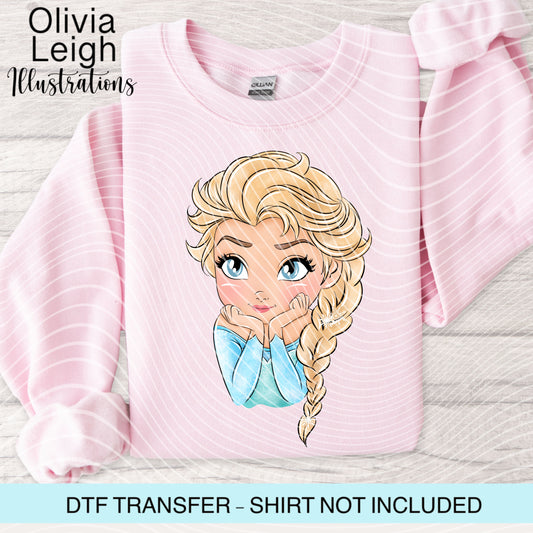 Frozen Dtf Transfer