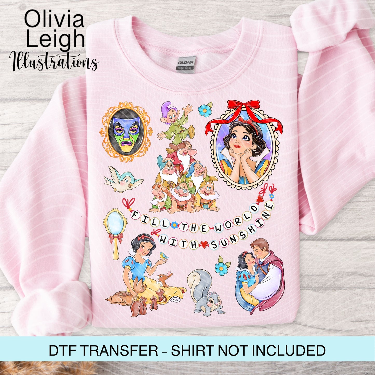 Princess Snow Dtf Transfer