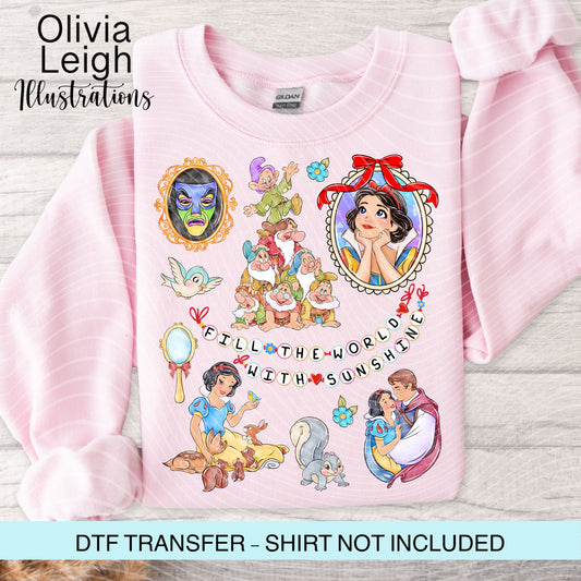 Princess Snow Dtf Transfer