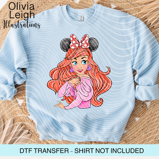 Princess A Dtf Transfer