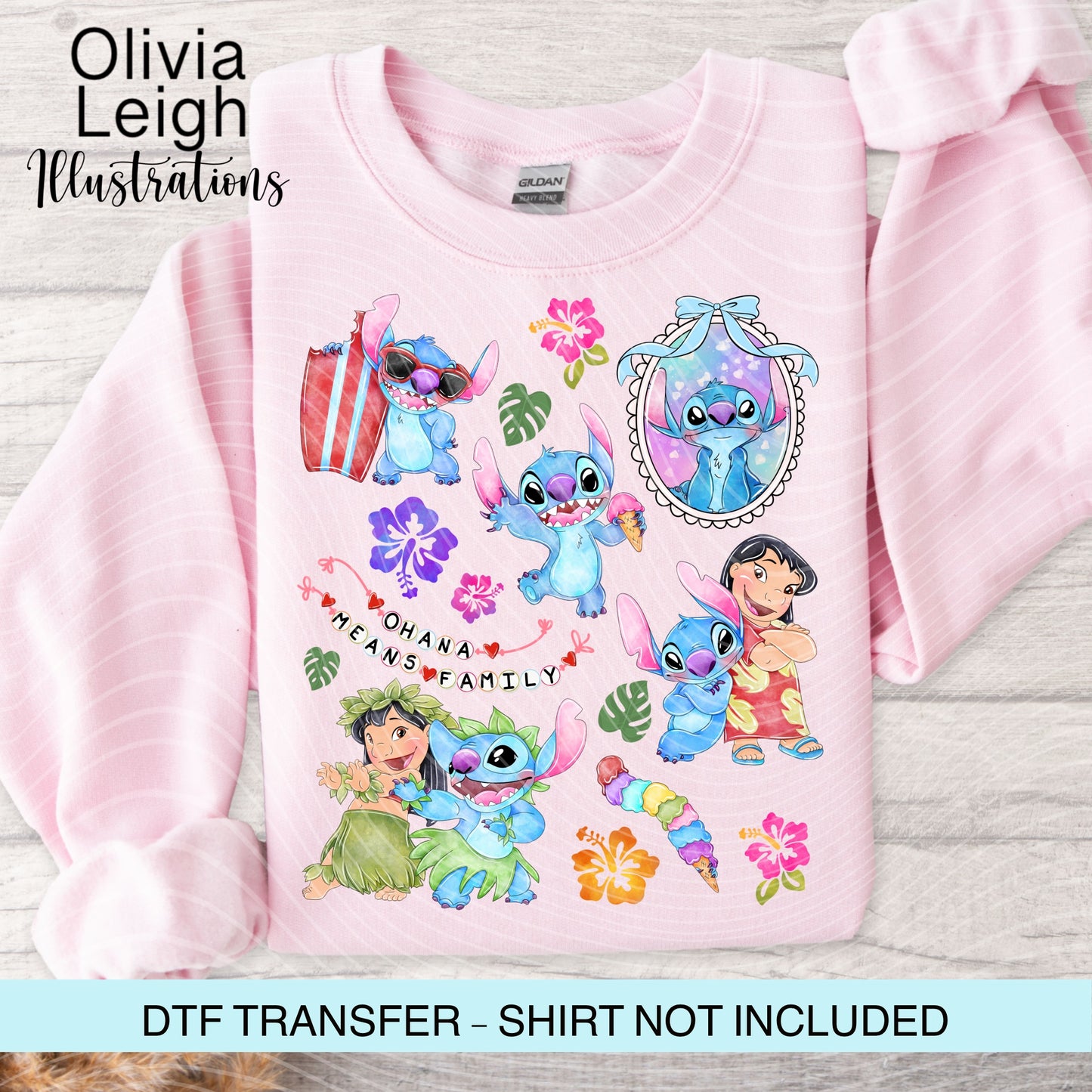 Stitch Dtf Transfer