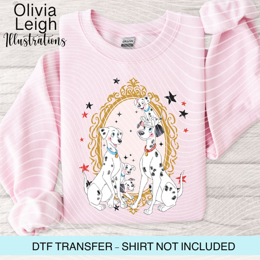 101 Dogs Frame Dtf Transfer