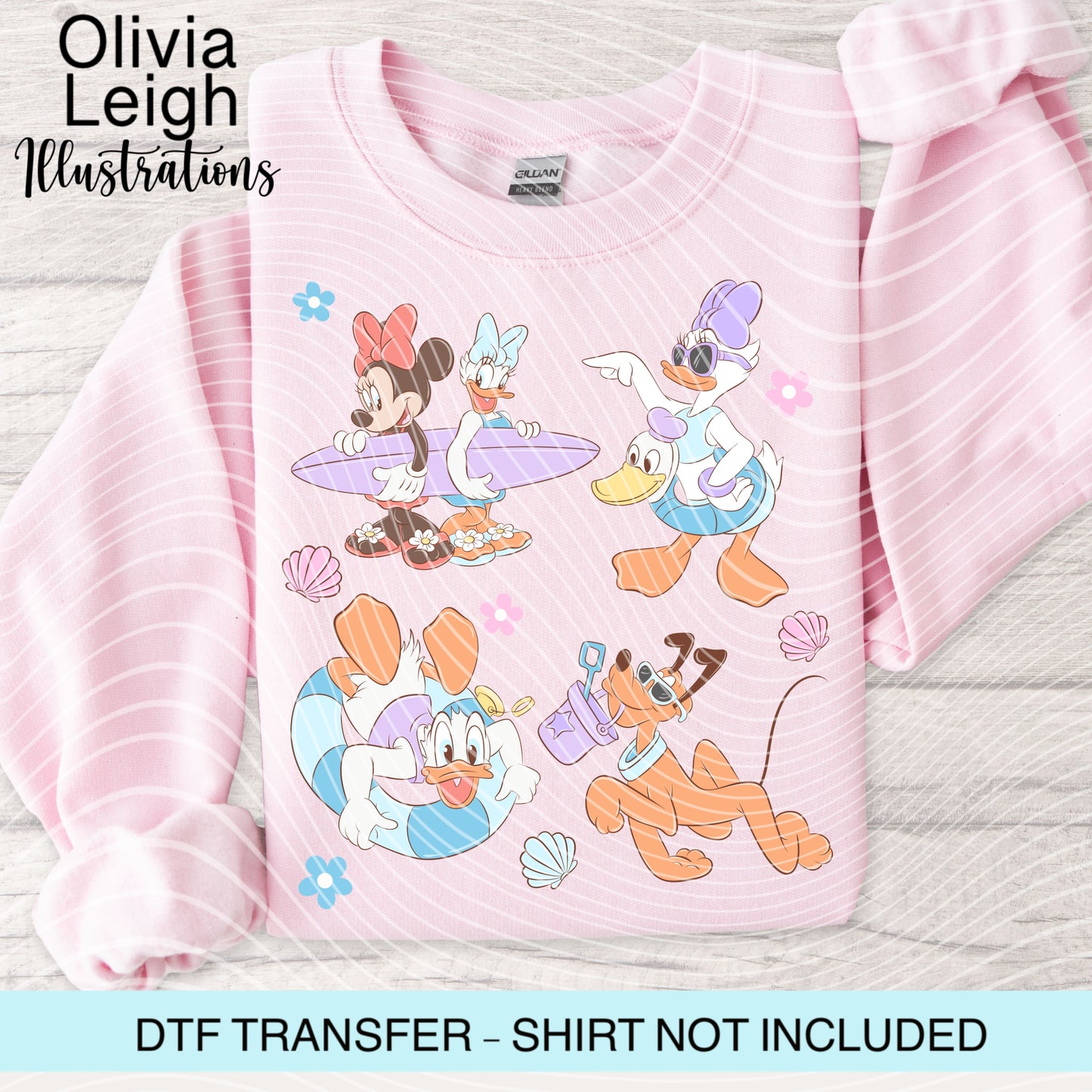 Mouse Friend Dtf Transfer