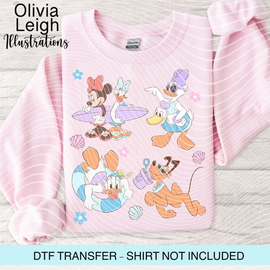 Mouse Friend Dtf Transfer