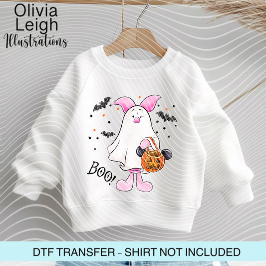 Winnie Friends Halloween Dtf Transfer