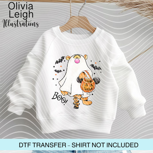 Winnie Friends Halloween Dtf Transfer